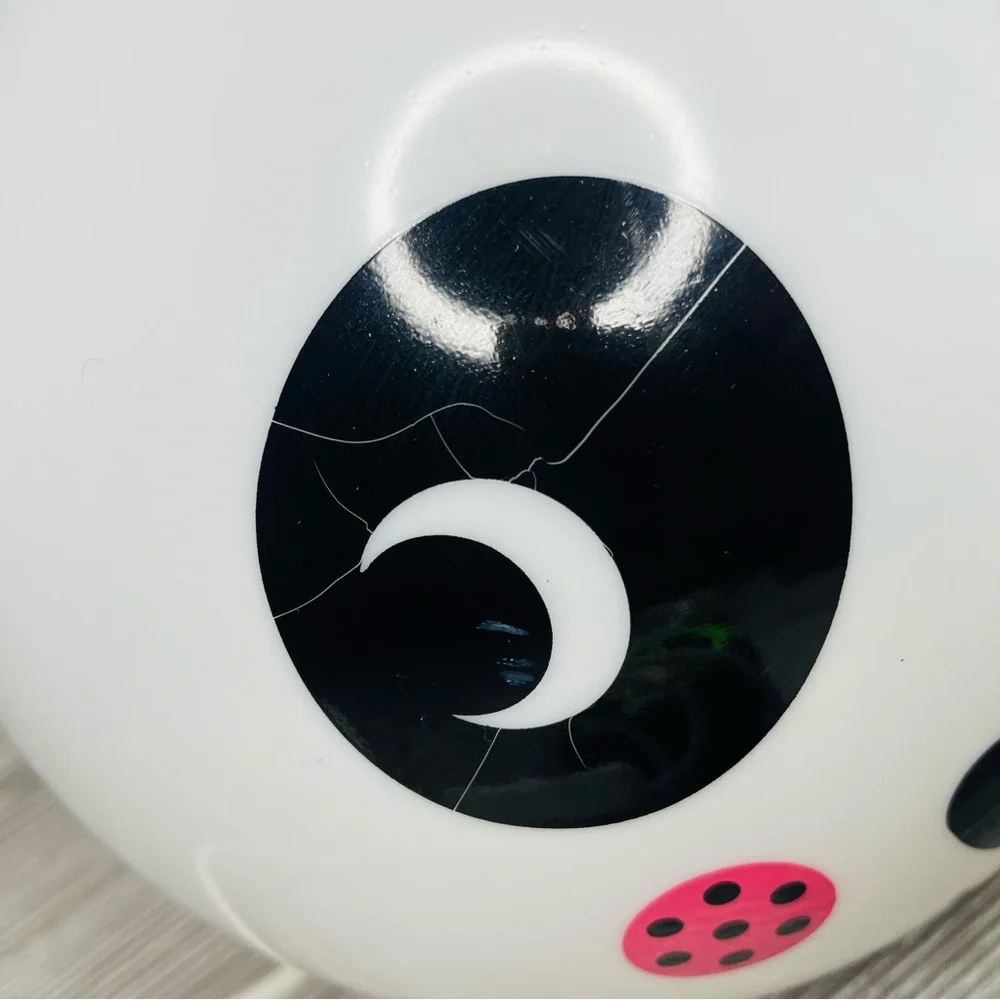 Rare Ikea ÄNGARNA LED Kids table lamp Panda pattern W/ LED light bulb 2 Sided